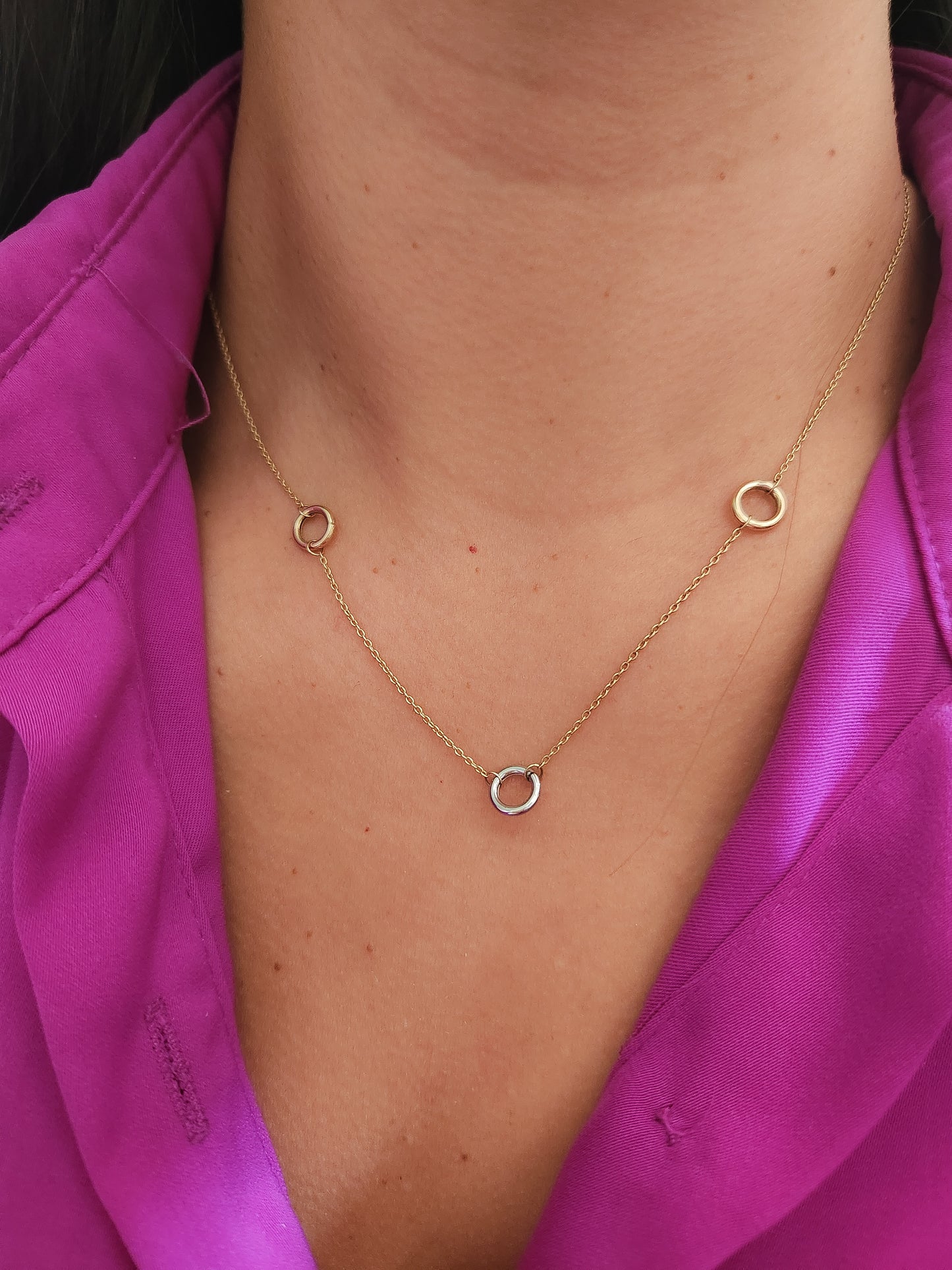 Gargantilla con 3 aros