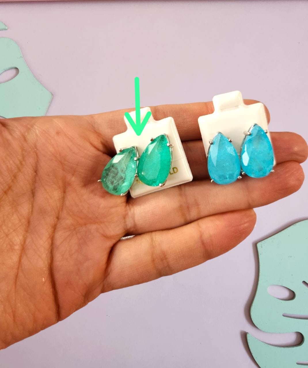 Aretes gota