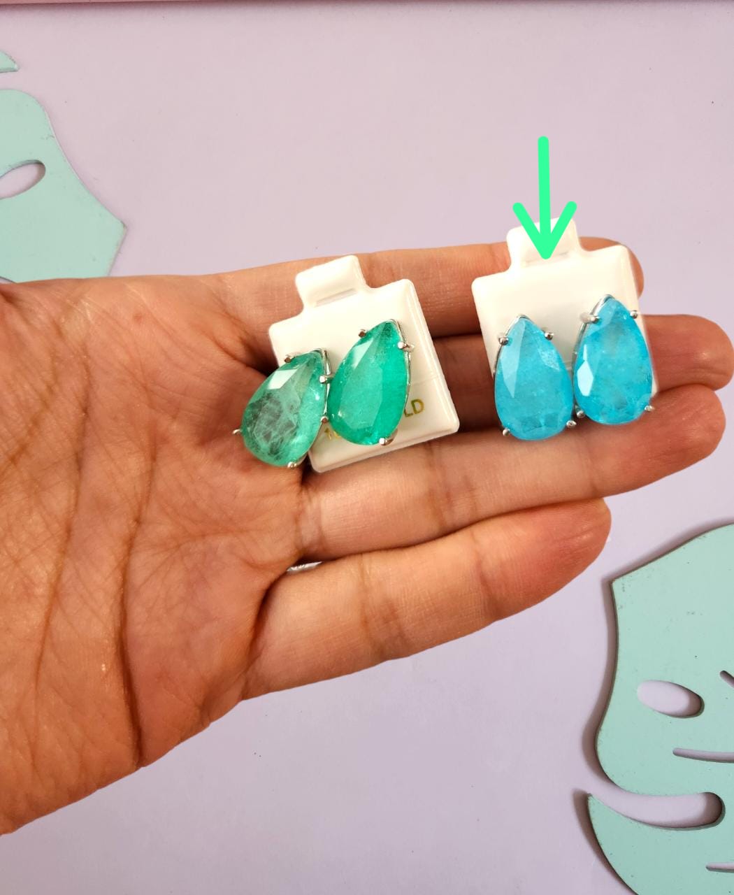 Aretes gota