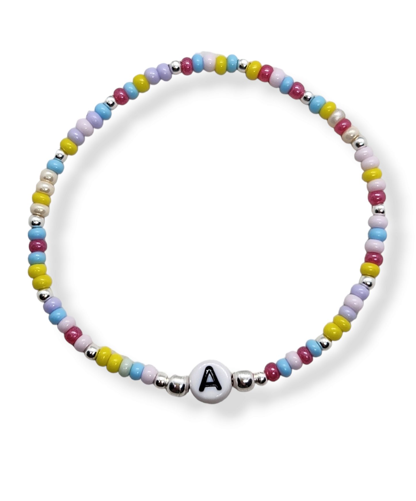 Pulsera de plata con iniciales