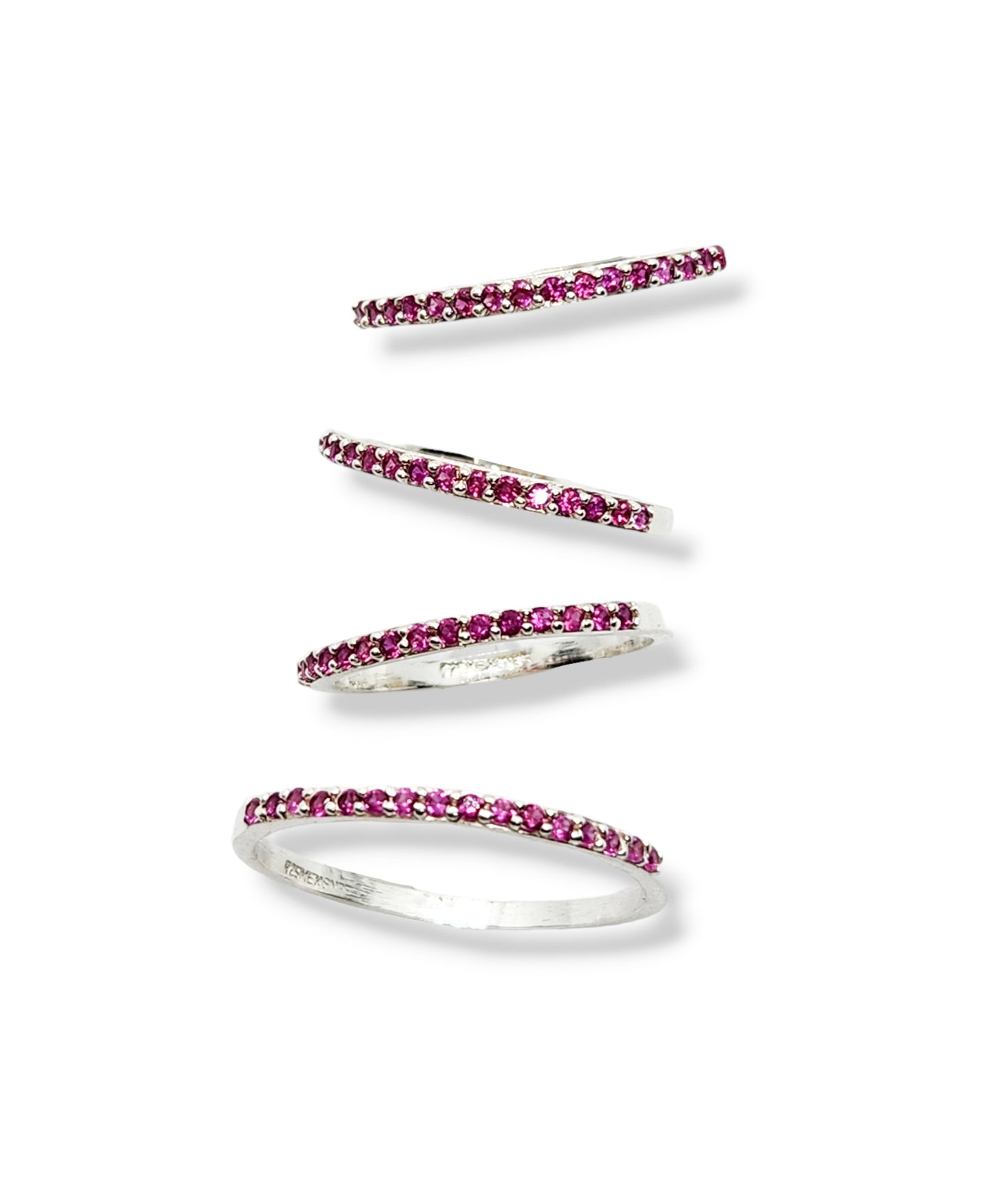Anillo media churumbela rosa