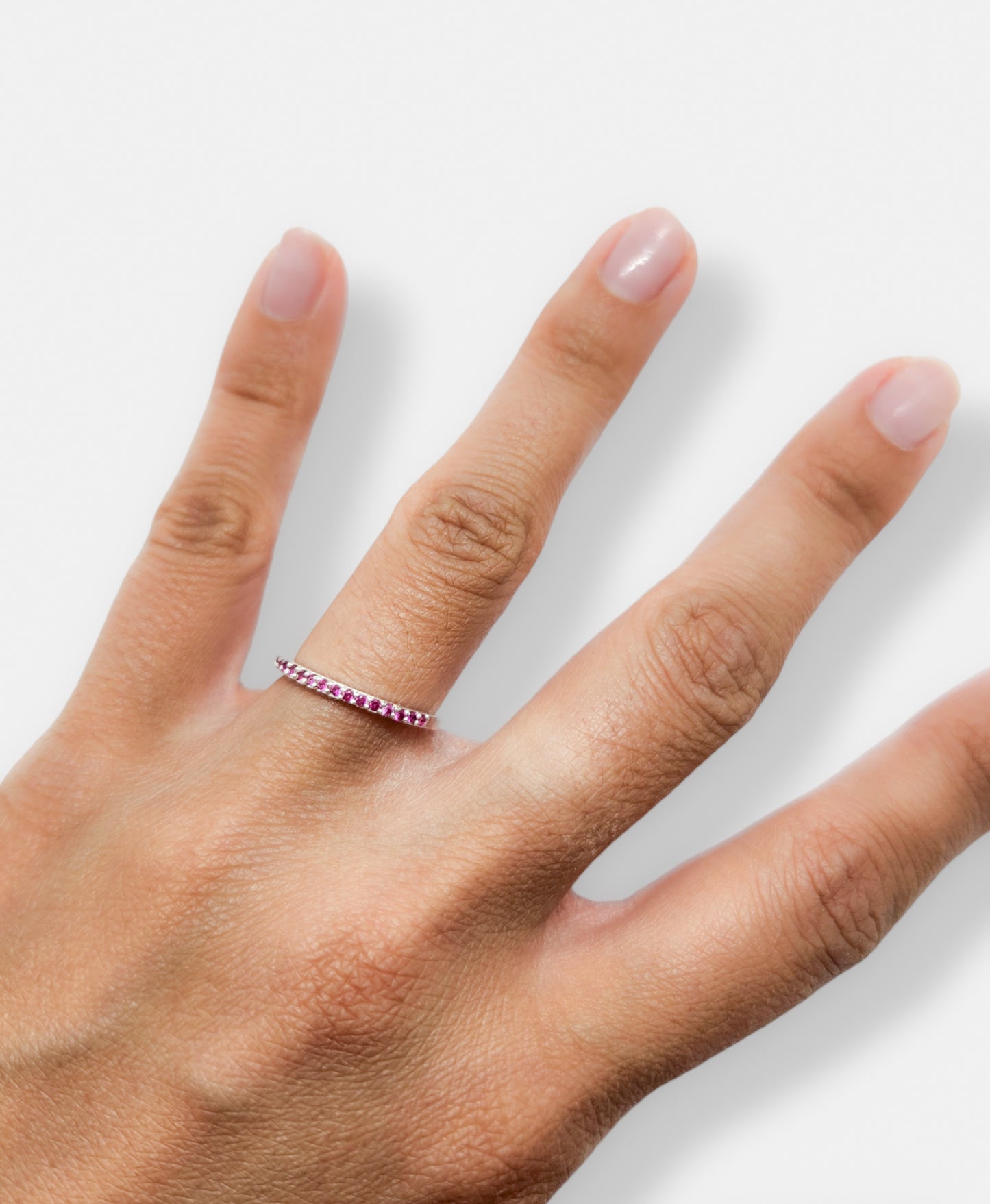 Anillo media churumbela rosa
