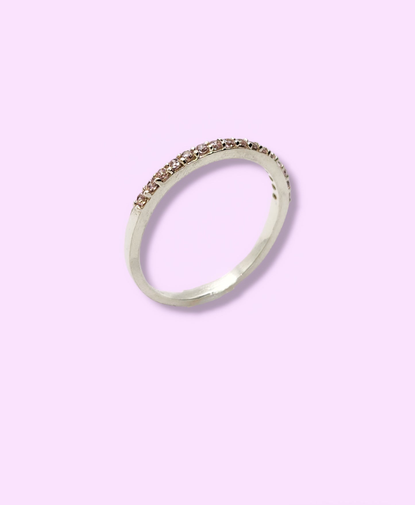 Anillo media churumbela blanca
