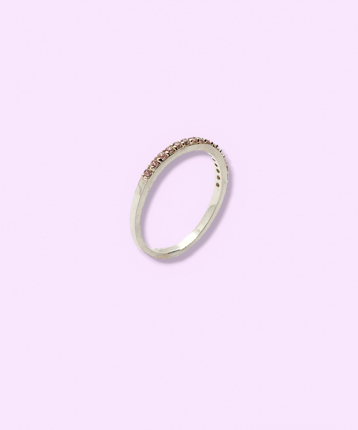 Anillo media churumbela blanca