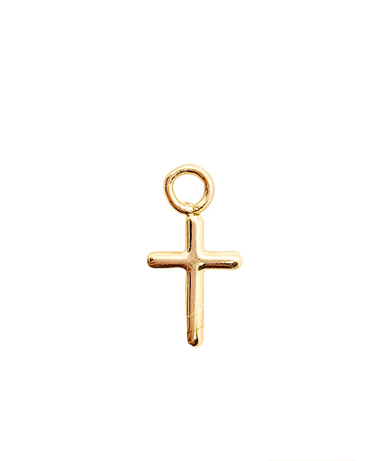 Pieza accesorio charm cruz oro 10k DORADO