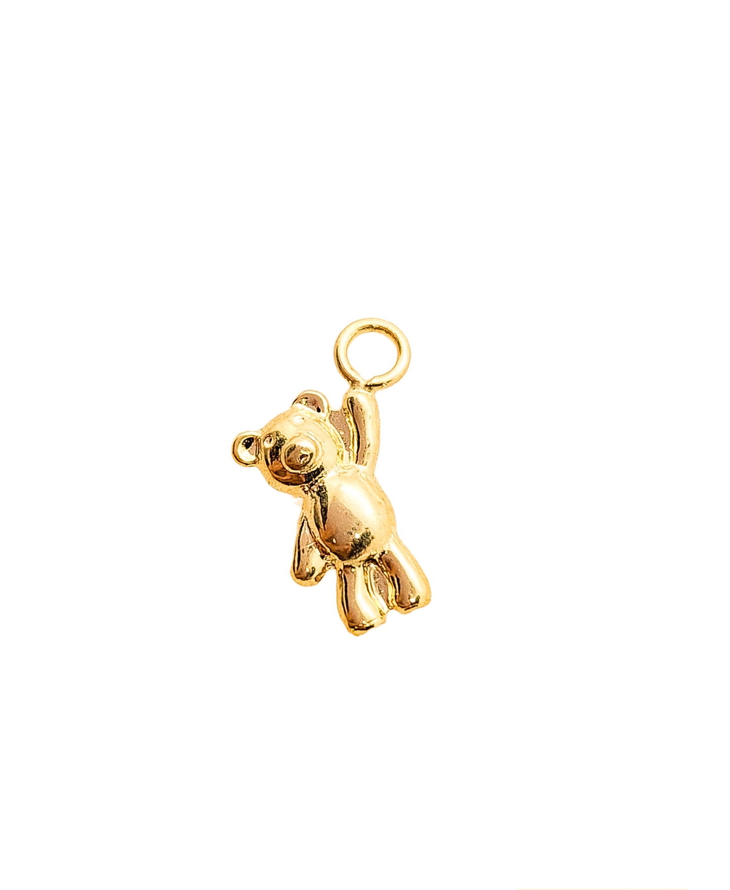 Pieza accesorio charm osito oro 10k DORADO